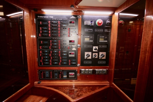 2011 Hampton 75 Endurance LRC, Breaker cabinet in crew quarters