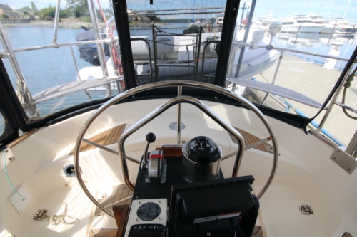 1996 Tanton 45 Offshore, Helm aft view