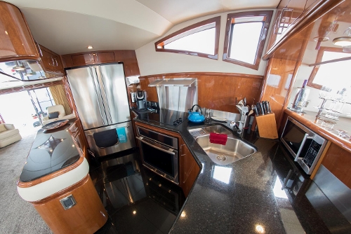 2006 Marquis Motor Yacht, Galley