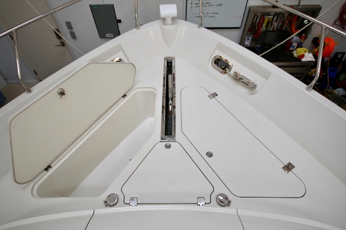 2006 Marquis Motor Yacht, Foredeck lockers