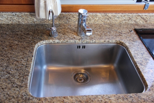 2009 Grand Banks 47 Europa, Stainless Sink