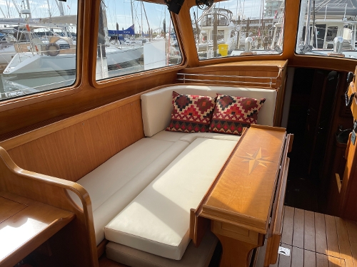 2008 Gorbon 53 Pilothouse, Settee converted to double bed