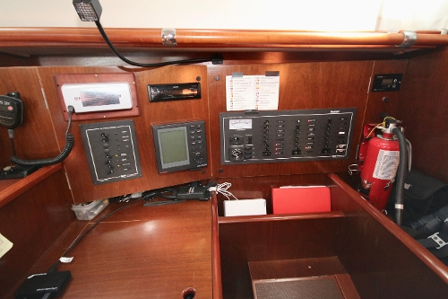 1997 Beneteau Oceanis 461, Navigation Table & DC/AC Panels