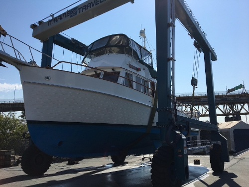 2001 Grand Banks 42 Classic, Haul Out Portside