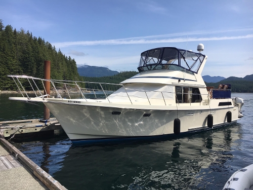 1993 Tollycraft CPMY, On the Dock