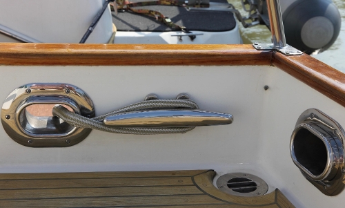 1995 Grand Banks 36 Classic, Stainless Deck Fittings