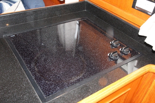 2007 Grand Banks Europa, Electric Cooktop