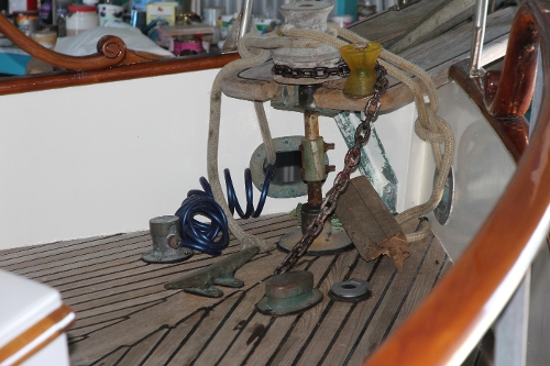 1973 Grand Banks 36 Sedan, Windlass Details