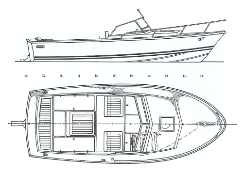 1999 Limestone 24 Cuddy Cabin, 