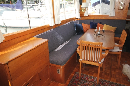1973 Grand Banks Classic 42, Salon looking aft to starboard