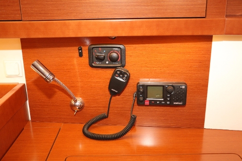 2012 Beneteau Oceanis 41, VHF & Diesel heat controls