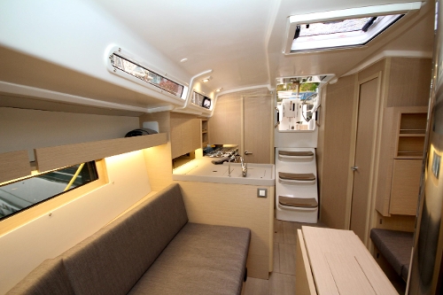 2023 Beneteau Oceanis 34.1, Salon and Galley