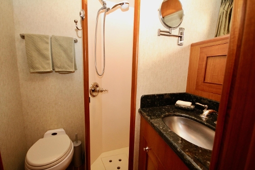 2002 Grand Alaskan 53 Pilothouse, Guest / Day Head