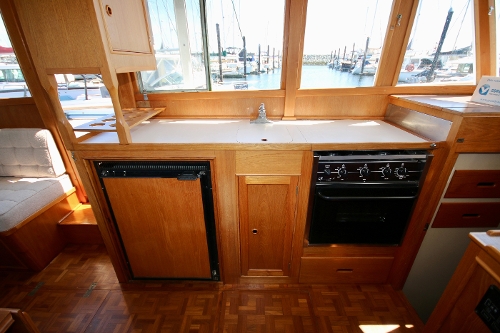 1982 Grand Banks 36 Classic, Galley