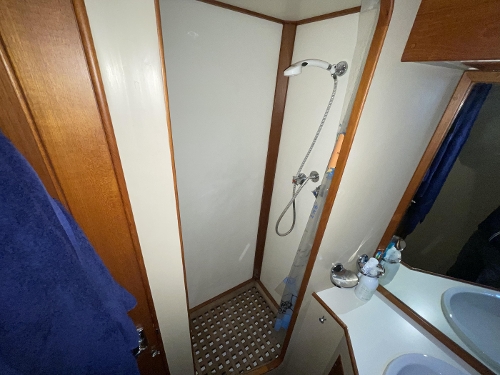 1982 Grand Banks 42 Classic, Aft Master Head Shower