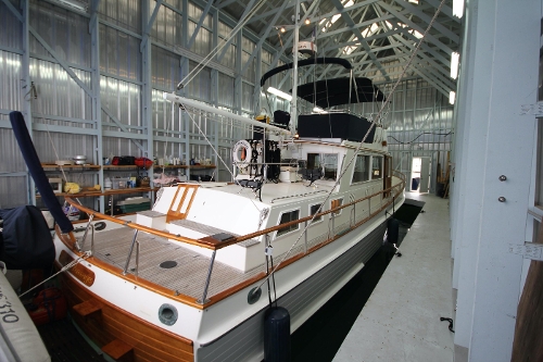 1990 Grand Banks 42 Classic, Aft deck starboard