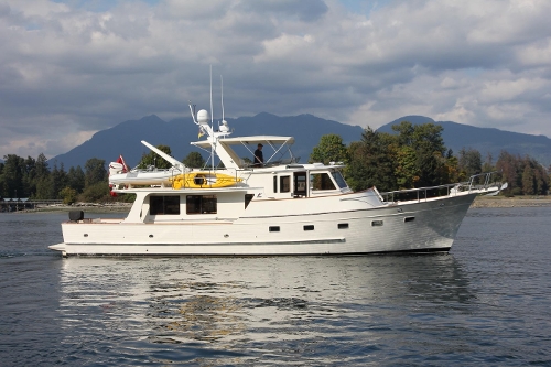 1996 Fleming 55, Starboard profile