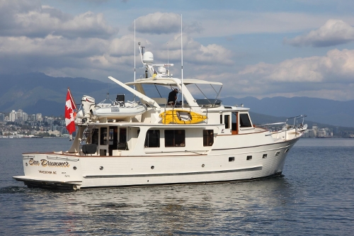 1996 Fleming 55, Starboard profile