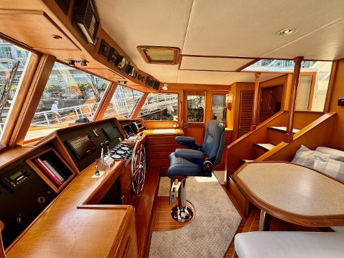 1996 Fleming 55, Pilothouse