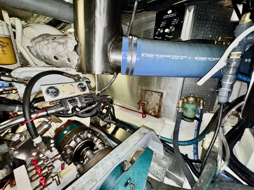 1996 Fleming 55, Engine room