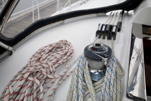 2004 Hunter 36, Port Cockpit Winch