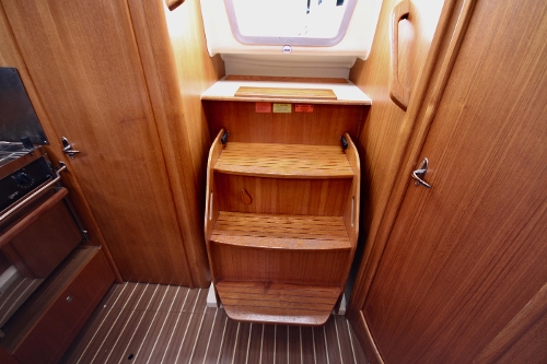 2004 Hunter 36, Companionway Stairs