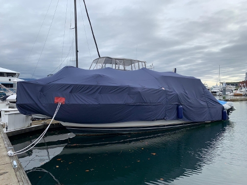 2003 Tiara Yachts 3800 Open, Under Winter Cover