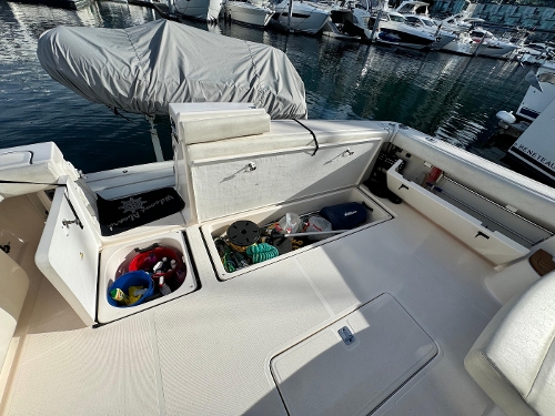 2003 Tiara Yachts 3800 Open, Cockpit Storage