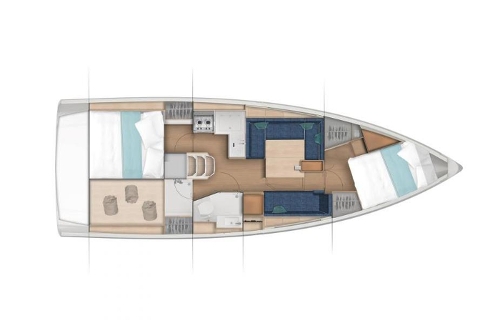 2023 Jeanneau Sun Odyssey 380, Manufacturer Provided Image