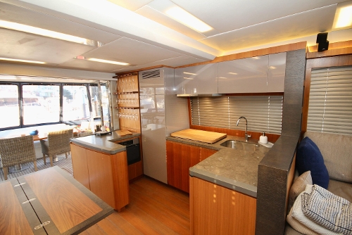 2013 Monte Carlo Yachts MCY 65, Galley