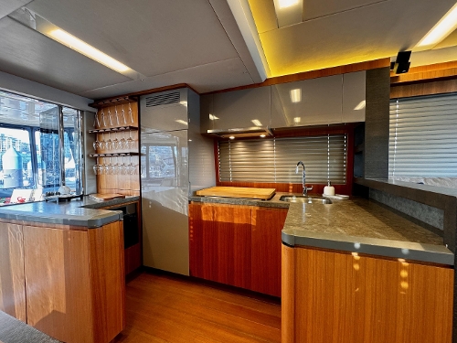 2013 Monte Carlo Yachts MCY 65, Galley