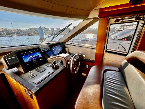 2013 Monte Carlo Yachts MCY 65, Lower Helm