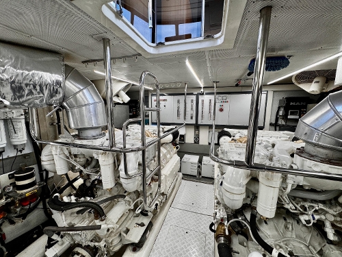 2013 Monte Carlo Yachts MCY 65, Engine Room