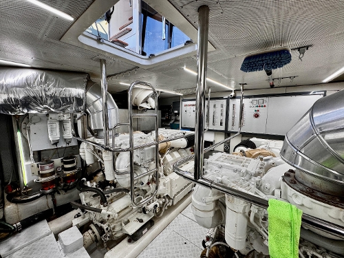 2013 Monte Carlo Yachts MCY 65, Engine Room